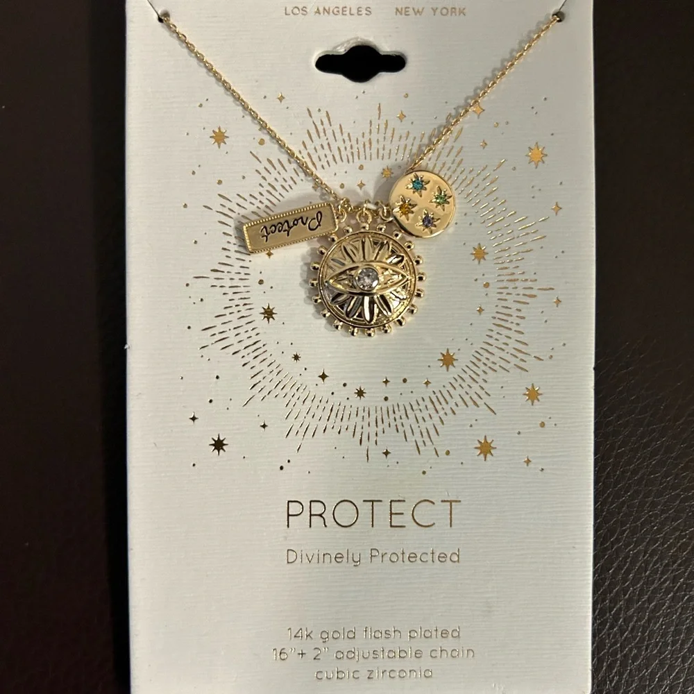 Giveaways Unwritten 14k gold flashed Necklace by unwritten retail $45 - Picture 1 of 4